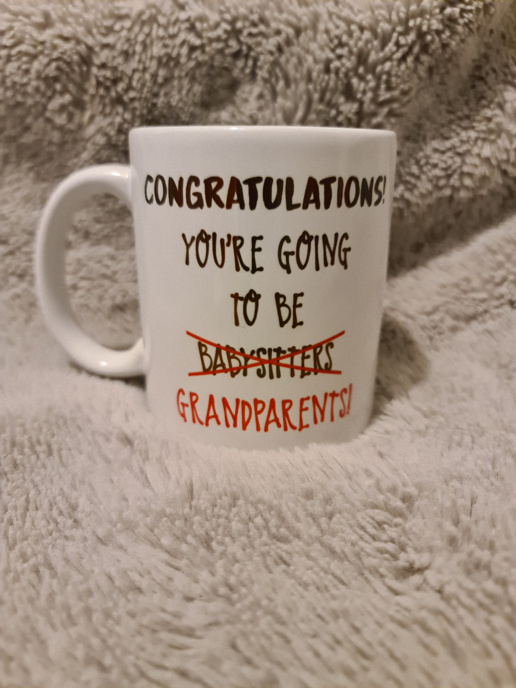 Funny Grandparents Mug (can be personalised with scan picture)