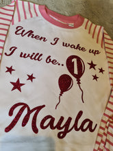 Load image into Gallery viewer, Personalised 1st birthday pyjamas
