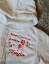 Load image into Gallery viewer, Personalised 1st birthday dressing gown
